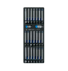 Набор вставок бит 10 мм TORX, SPLINE, HEX, ложемент, 44 предмета KING TONY 9-1044CQV