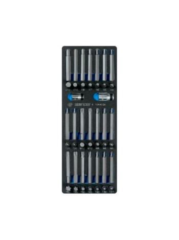 Набор вставок бит 10 мм TORX, SPLINE, HEX, ложемент, 44 предмета KING TONY 9-1044CQV