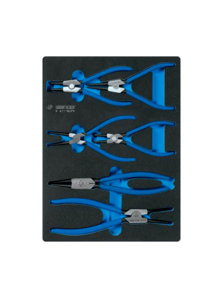 Набор съемников стопорных колец KING TONY ложемент, 6 предметов 9-42116GPV