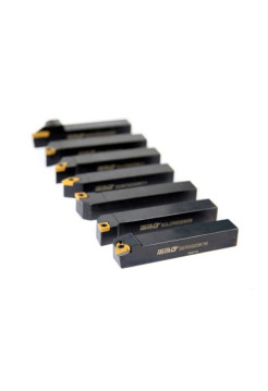 Набор резцов со сменными твердосплавными пластинами TiN (7 шт; 20 мм) MetalMaster 18338