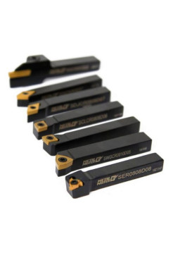 Набор резцов со сменными твердосплавными пластинами TiN (7 шт; 8 мм) MetalMaster 18334