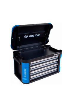 Инструментальный ящик KING TONY 4 ящика и отсек 87G11-4B-BK