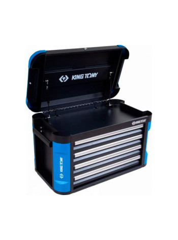 Инструментальный ящик KING TONY 4 ящика и отсек 87G11-4B-BK