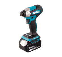 Аккумуляторный ударный шуруповерт Makita 18В, BL, XPT, Li-ion, 140 Нм, 2 скорости DTD157RTJ