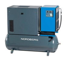 Винтовой компрессор NORDBERG 11 кВт, 10 Бар, 1400л/мин, ресивер 500 л, осушитель NCS500/1400-10D