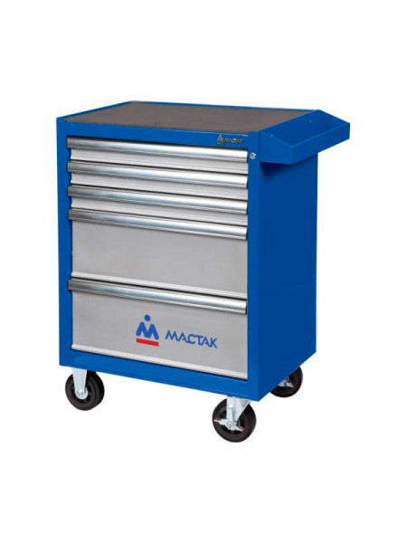 Инструментальная тележка МАСТАК ОПТИМА 5 ящиков, синяя 521-05581MB Инструментальная тележка МАСТАК ОПТИМА 5 ящиков, синяя 521-05581MB