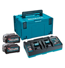 Набор PSK (2 аккумулятора BL4040, зарядное устройство DC40RB, кейс MAKPAC тип 3) Makita 191U04-0