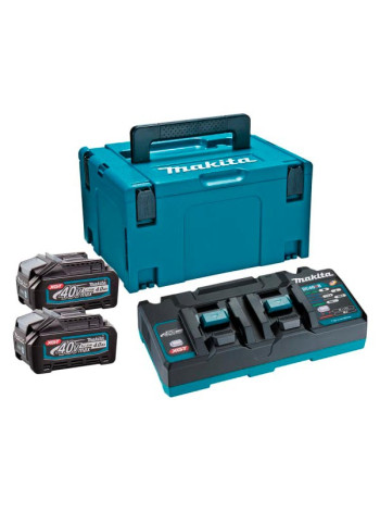 Набор PSK (2 аккумулятора BL4040, зарядное устройство DC40RB, кейс MAKPAC тип 3) Makita 191U04-0