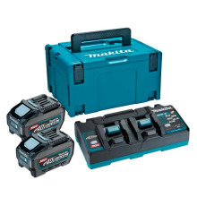 Набор PSK (2 аккумулятора BL4050F, зарядное устройство DC40RB, кейс MAKPAC тип 3) Makita 191U18-9