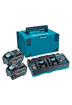 Набор PSK (2 аккумулятора BL4050F, зарядное устройство DC40RB, кейс MAKPAC тип 3) Makita 191U18-9