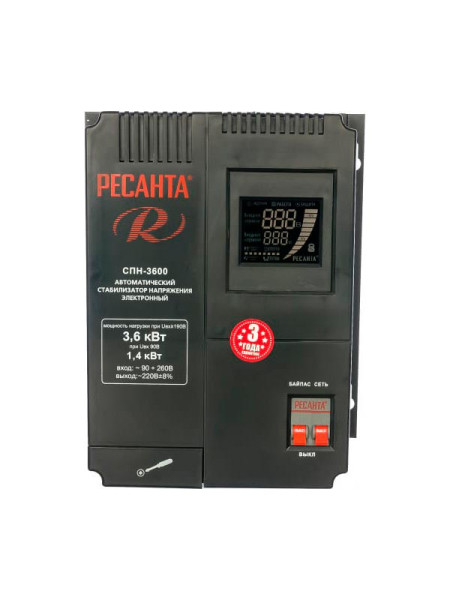 Стабилизатор Ресанта СПН 3600 63/6/25