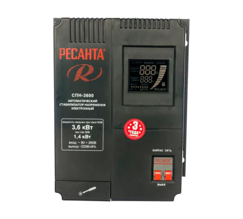 Стабилизатор Ресанта СПН 3600 63/6/25