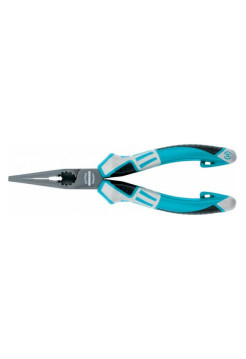 Прямые длинногубцы 170 мм, трехкомпонентные рукоятки GROSS 17170