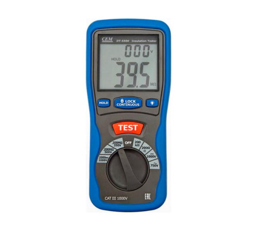 Цифровой тестер изоляции СЕМ DT-5500 480472