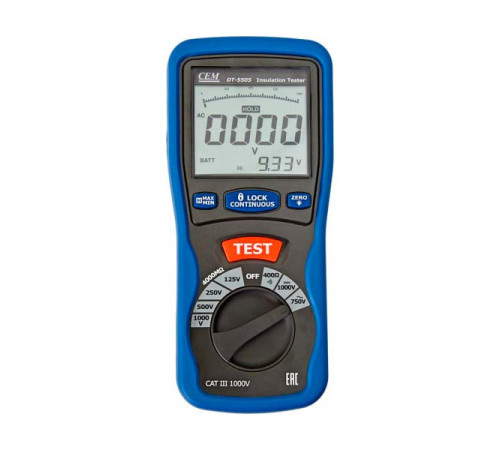 Цифровой тестер изоляции СЕМ DT-5505 481578