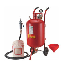 Пескоструйный аппарат JTC шланг 1/2, макс. давление 250 PSI, объем 38 л JTC-5324