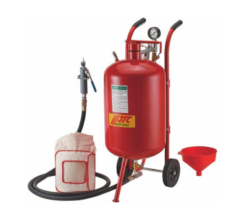 Пескоструйный аппарат JTC шланг 1/2, макс. давление 250 PSI, объем 38 л JTC-5324