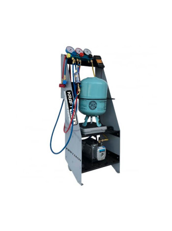 Ручная станция для заправки автомобильных кондиционеров KraftWell KRW134AM