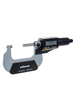 Цифровой микрометр 25-50мм/1-2"*0.001мм/0.00005" Inforce 06-11-45