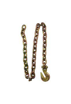 Тяговая цепь с крюком для слесарных работ WIEDERKRAFT 1,3 м 6 т WDK-0301