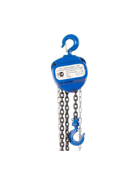 Ручная шестеренная таль TOR ТРШ 1Тх3М 1021706
