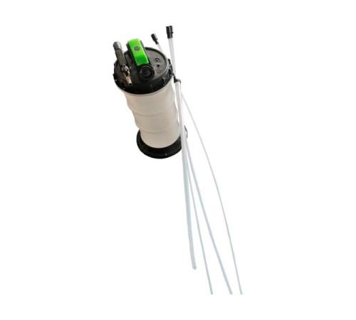 Емкость для откачки масла с ручным и пневмоприводом KraftWell 6 л KRW1806.P