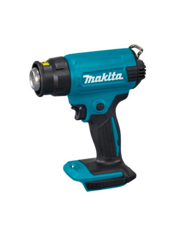 Аккумуляторный тепловой пистолет фен Makita LXT 18В, 550 град., кейс, насадки, защита от перезапуска, без аккум. и з/у DHG180ZK