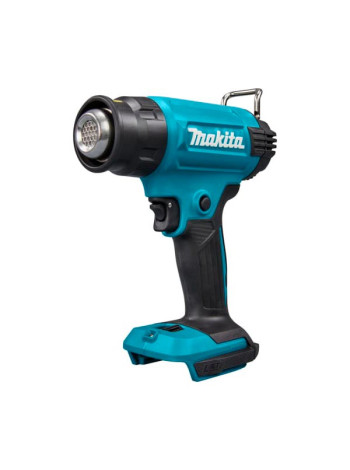 Аккумуляторный тепловой пистолет-фен Makita LXT 18В, 550 град, 2 скорости,6 режимов, насадки DHG181ZK