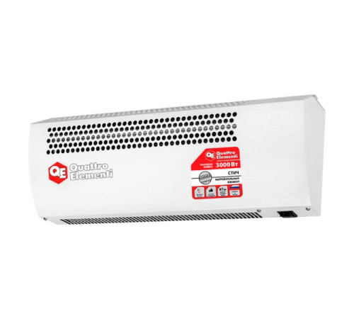 Электрическая тепловая завеса QUATTRO ELEMENTI QE-3000TVZ (1,5/3,0 кВт, 300 м.куб/ч, 220 В, 50 Гц) 915-519