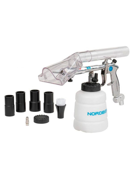 Моющий пистолет с металлической вращающейся насадкой и насадками для подключения к пылесосу NORDBERG NP9008K1