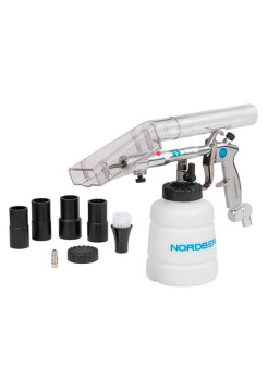 Моющий пистолет с металлической вращающейся насадкой и насадками для подключения к пылесосу NORDBERG NP9008K2