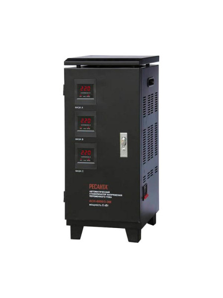 Трехфазный стабилизатор Ресанта АСН 60000/3 63/4/10