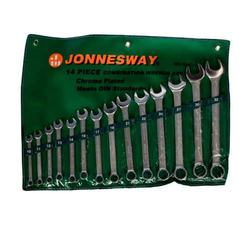 Набор комбинированных ключей Jonnesway 10-32мм W26114S