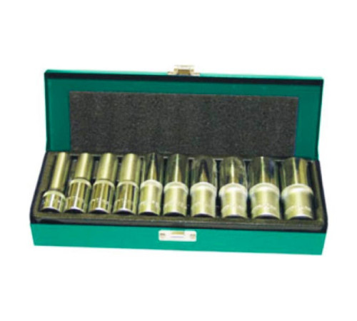 Набор глубоких торцевых головок 1/2"DR 10-24 мм Jonnesway S04HD411S