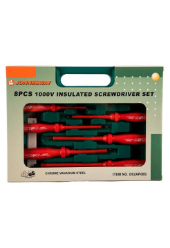 Набор диэлектрических отверток SL 0,4х2,5х85-1,2х6,5х150 и PH Jonnesway D02AP08S