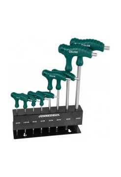 Набор угловых двусторонних шестигранников Jonnesway H10MB08S