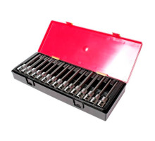 Набор торцевых головок 1/2" TORX, HEX, SPLINE в кейсе 15шт JTC-K4152