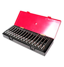 Набор торцевых головок 1/2" TORX, HEX, SPLINE в кейсе 15шт JTC-K4152