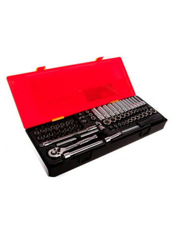 Набор шестигранных торцевых головок 1/4" в кейсе 73шт JTC-K2731