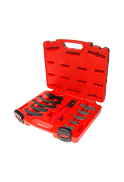 Набор ключа с насадками для круглых гаек с прорезью JTC-4455