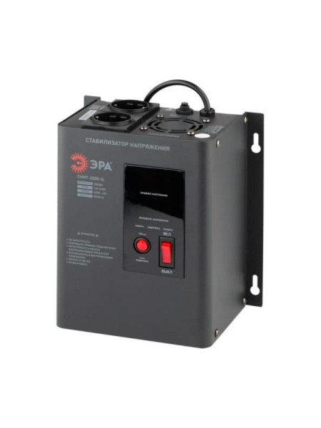 Настенный стабилизатор напряжения ЭРА СННТ-2000-Ц, ц.д., 140-260В/220/В, 2000ВА, Б0020168