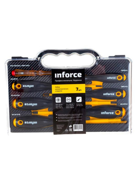 Набор диэлектрических отверток 7шт Inforce 06-09-84