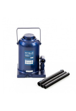 Гидравлический бутылочный домкрат 32 т, h подъема 260–420 мм STELS 51170