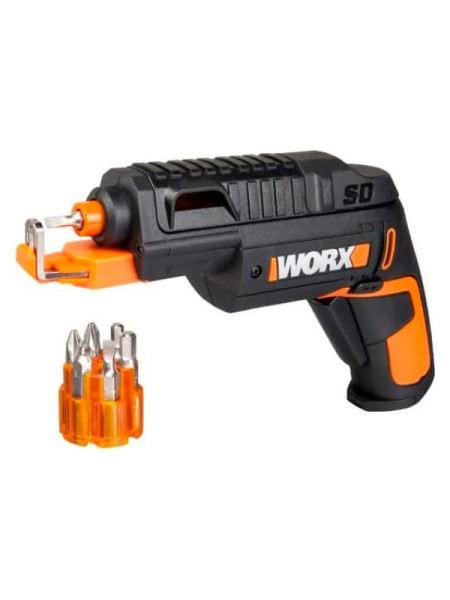 Аккумуляторная отвертка WORX WX255 SD Slide Driver с набором бит WX255