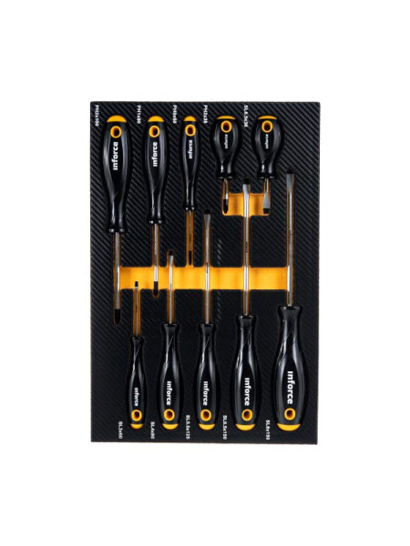 Набор отверток Inforce 10 шт 06-09-93