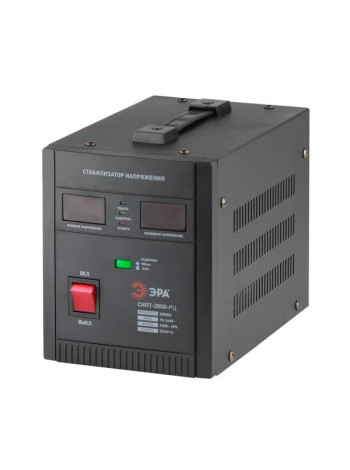 Стабилизатор напряжения ЭРА СНПТ2000РЦ переносной, ц.д., 90-260В/220В, Б0035296