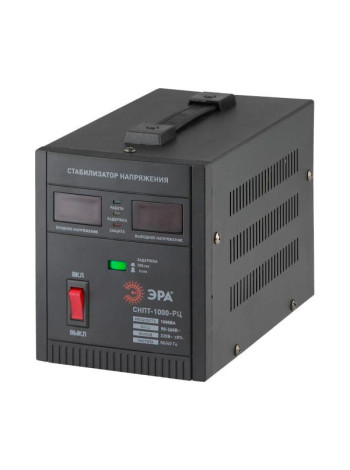 Стабилизатор напряжения ЭРА СНПТ1000РЦ переносной, ц.д., 90-260В/220В, Б0035294