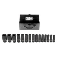 Набор головок ударных глубоких (10-32 мм; 1/2" 15 шт.) WIEDERKRAFT WDK-710BL