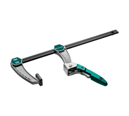 Струбцина KRAFTOOL KL-300/120 быстрозажимная 300/120 мм, тип F, 32019-120-300