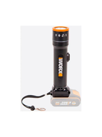 Аккумуляторный фонарь WORX 20В, без АКБ и ЗУ WX027.9